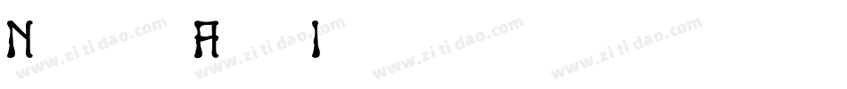 NouveauAsta Italic字体转换